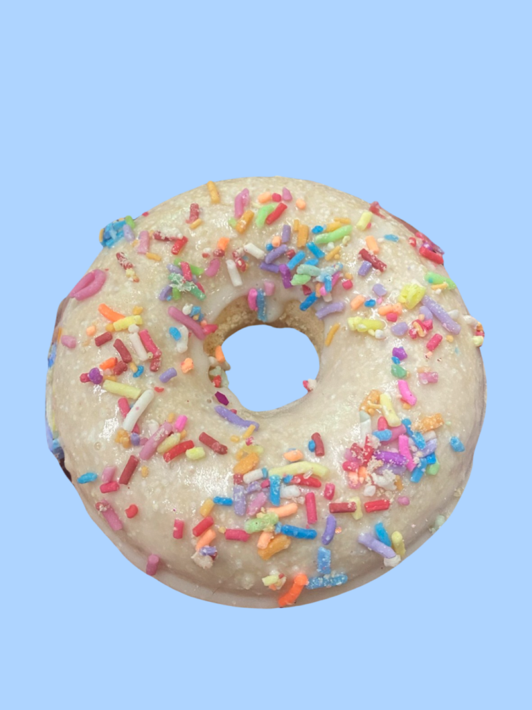 Rainbow Sprinkle Donut Bath Bomb