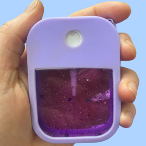 Purple Glitter Hand Sanitizer Spray