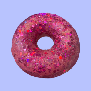 Pink Glitter Donut Bath Bomb